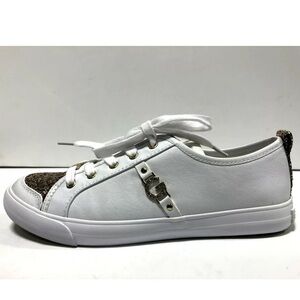 G by Guess Women’s Banx 3, White Casual Lace-Up Sneakers, Size 10 M.
